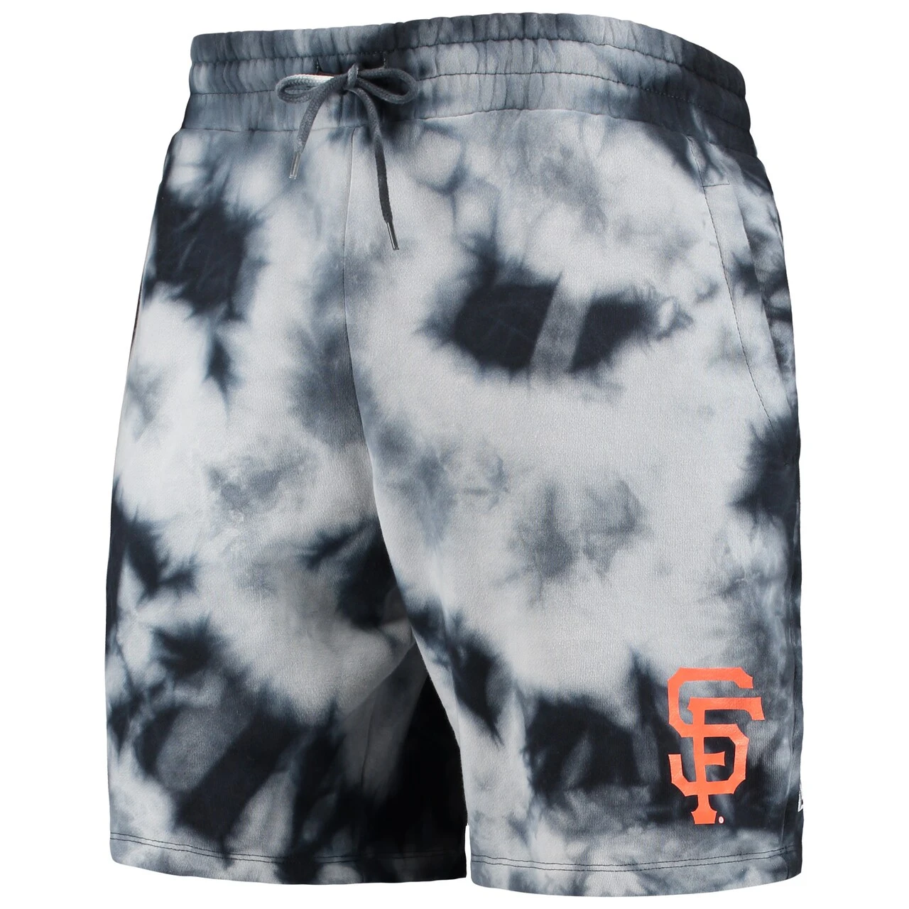Men's San Francisco Giants New Era Black Team Dye Shorts 4 Men's San Francisco Giants New Era Black Team Dye Shorts - Image 2