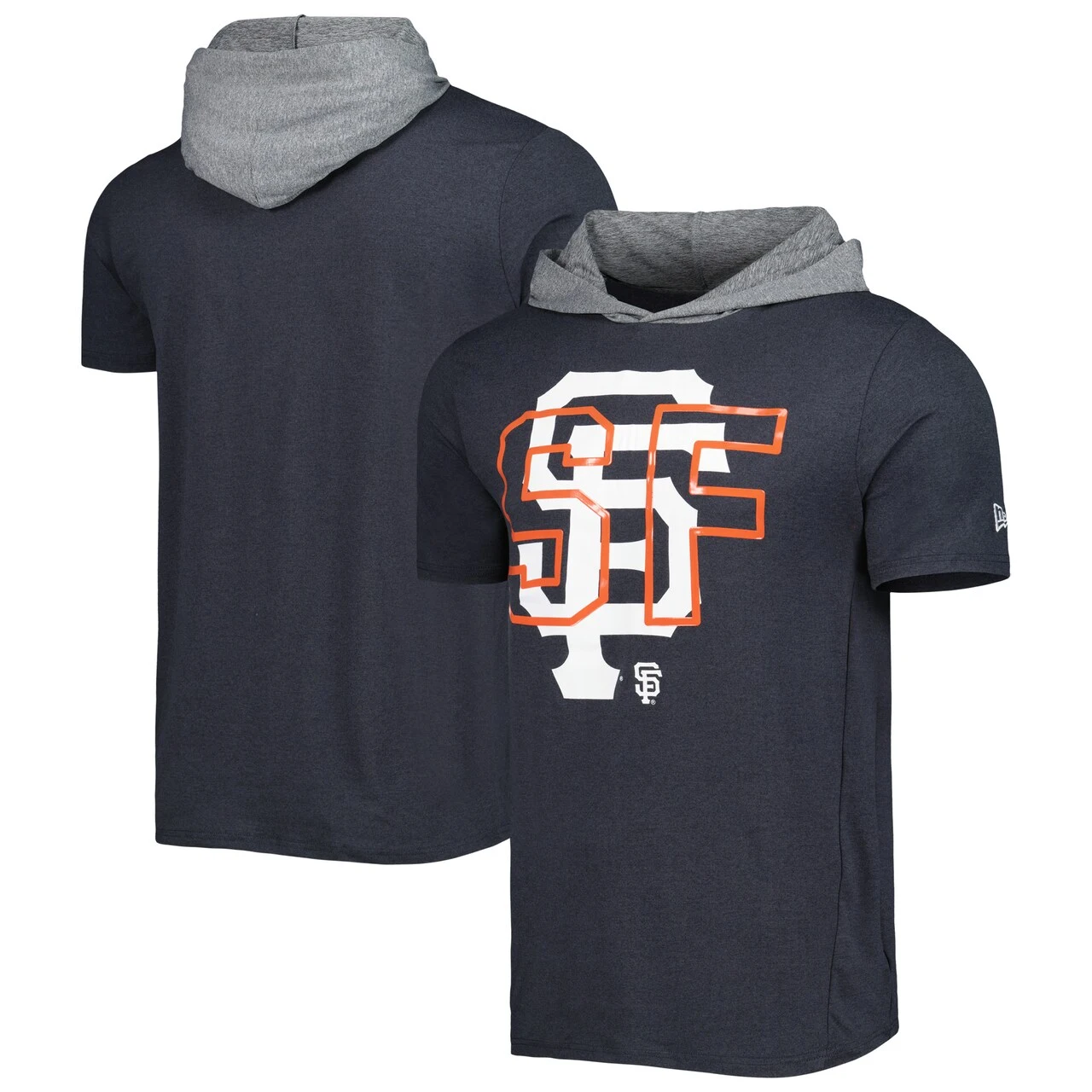 Men's San Francisco Giants New Era Black Team Hoodie T-Shirt 3 Men's San Francisco Giants New Era Black Team Hoodie T-Shirt
