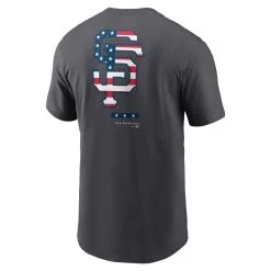 Men's San Francisco Giants Nike Anthracite Americana T-Shirt 7 Men's San Francisco Giants Nike Anthracite Americana T-Shirt -San Francisco Giants mens nike anthracite san francisco giants americana t shirt pi4910000 altimages ff 4910865 e6e59ef378f83ab692bdalt3 full