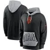 Men's San Francisco Giants Nike Black Heritage Tri-Blend Pullover Hoodie