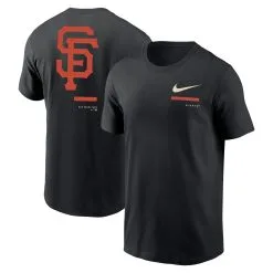 Men's San Francisco Giants Nike Black Over The Shoulder T-Shirt