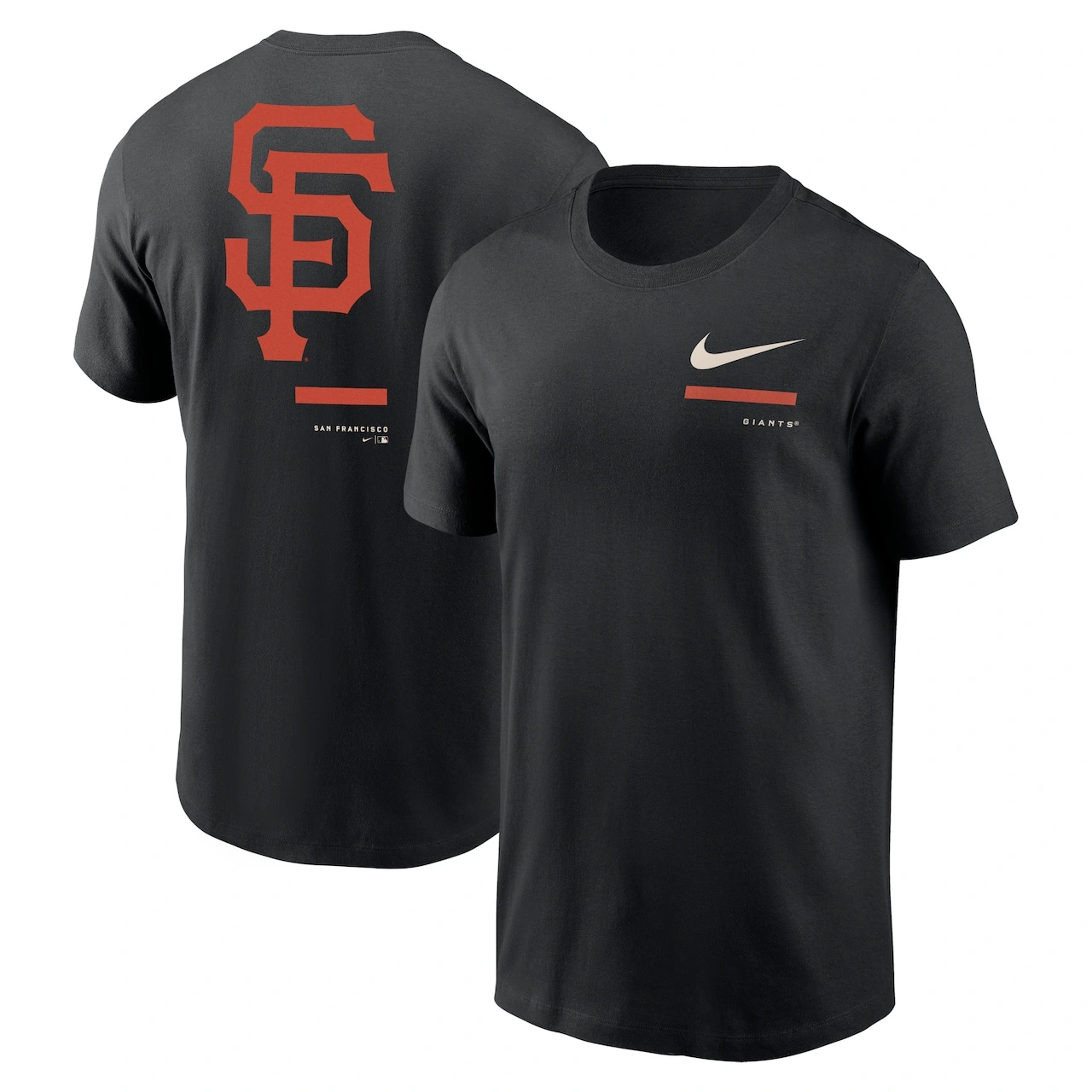 Men's San Francisco Giants Nike Black Over The Shoulder T-Shirt 3 Men's San Francisco Giants Nike Black Over The Shoulder T-Shirt