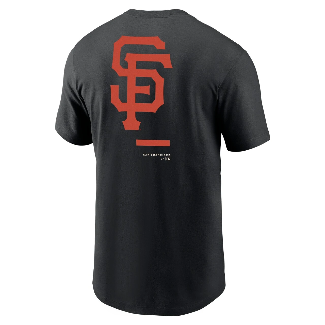 Men's San Francisco Giants Nike Black Over The Shoulder T-Shirt 5 Men's San Francisco Giants Nike Black Over The Shoulder T-Shirt - Image 3