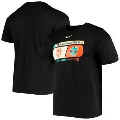 Men's San Francisco Giants Nike Black Spring Training Arizona Destination Performance T-Shirt