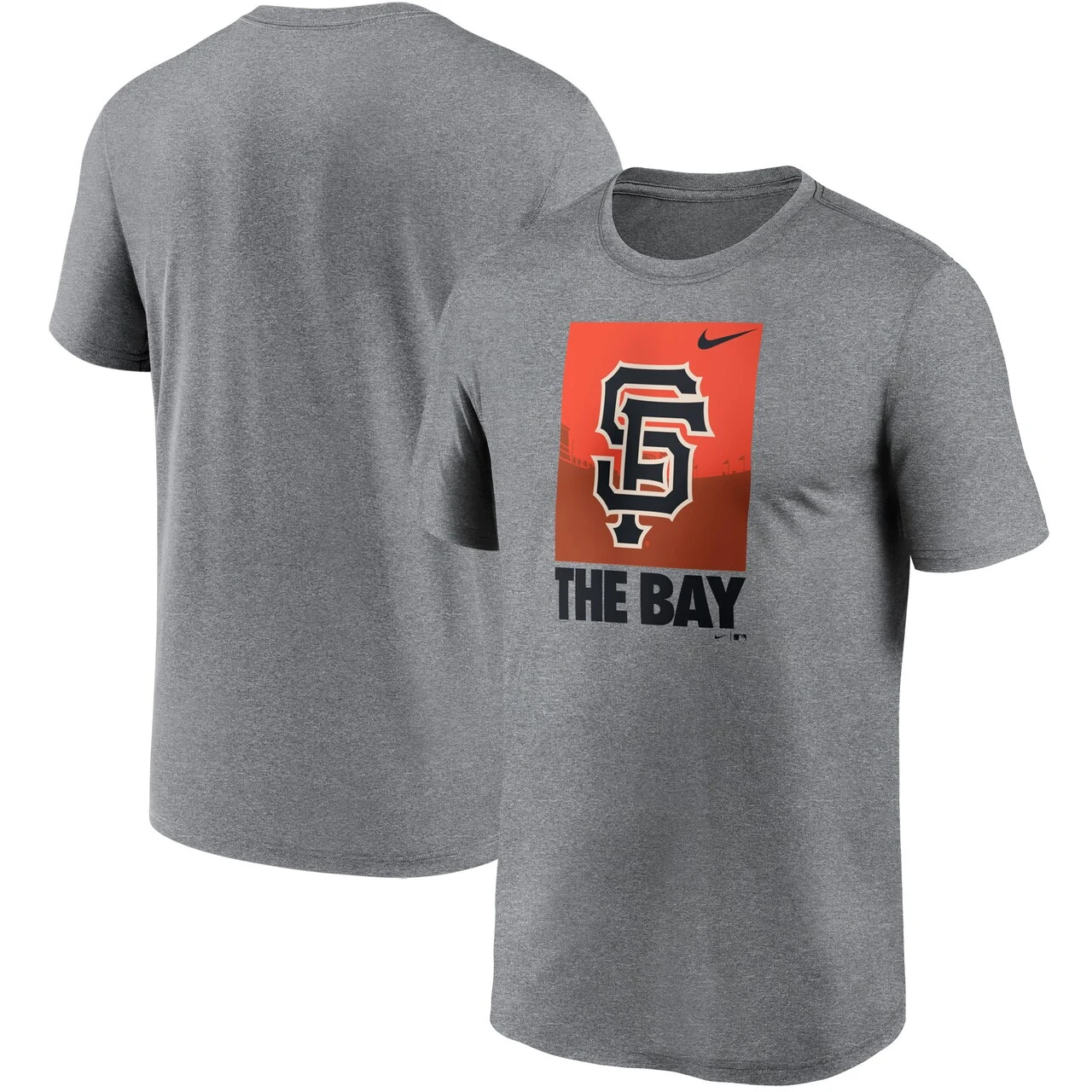 Men's San Francisco Giants Nike Heathered Gray Local Logo Legend T-Shirt 3 Men's San Francisco Giants Nike Heathered Gray Local Logo Legend T-Shirt