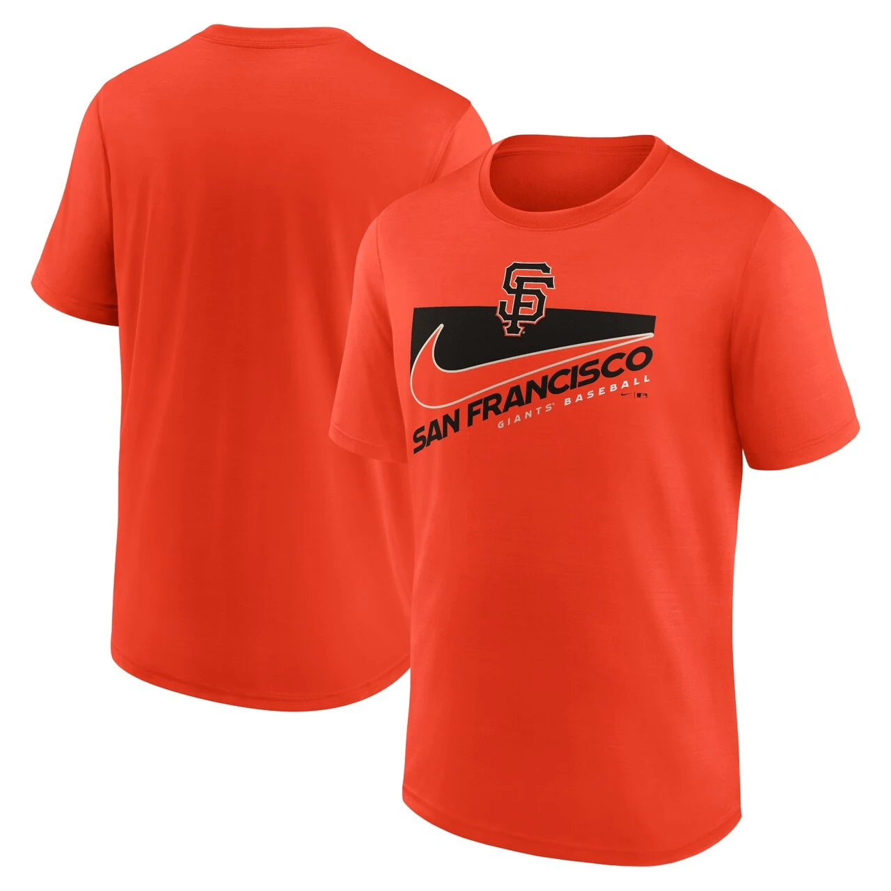 Men's San Francisco Giants Nike Orange Swoosh Town Performance T-Shirt 3 Men's San Francisco Giants Nike Orange Swoosh Town Performance T-Shirt