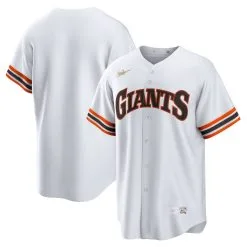 Men's San Francisco Giants Nike White Home Cooperstown Collection Team Jersey