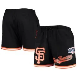 Men's San Francisco Giants Pro Standard Black 2014 World Series Mesh Shorts