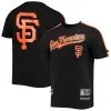 Men's San Francisco Giants Pro Standard Black Taping T-Shirt -San Francisco Giants mens pro standard black san francisco giants taping t shirt pi4798000 altimages ff 4798276 9de01c63637bc5553dd7alt1 full