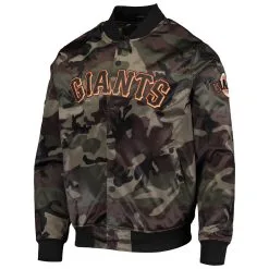 Men's San Francisco Giants Pro Standard Camo Satin Full-Snap Jacket -San Francisco Giants mens pro standard camo san francisco giants satin full snap jacket pi4653000 altimages ff 4653779 16f4df0fda12850ff490alt2 full