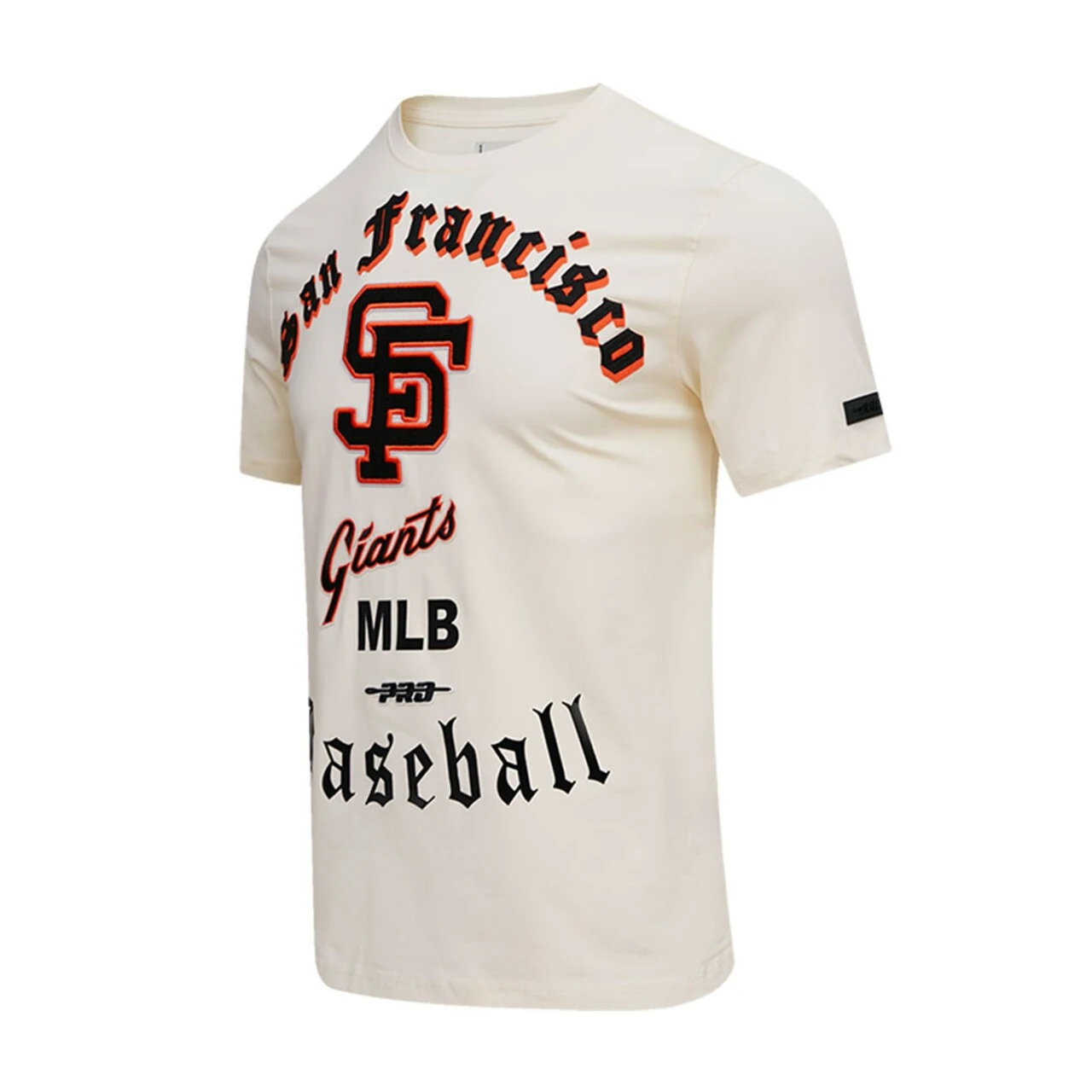 Men's San Francisco Giants Pro Standard Cream Cooperstown Collection Old English T-Shirt 4 Men's San Francisco Giants Pro Standard Cream Cooperstown Collection Old English T-Shirt - Image 2
