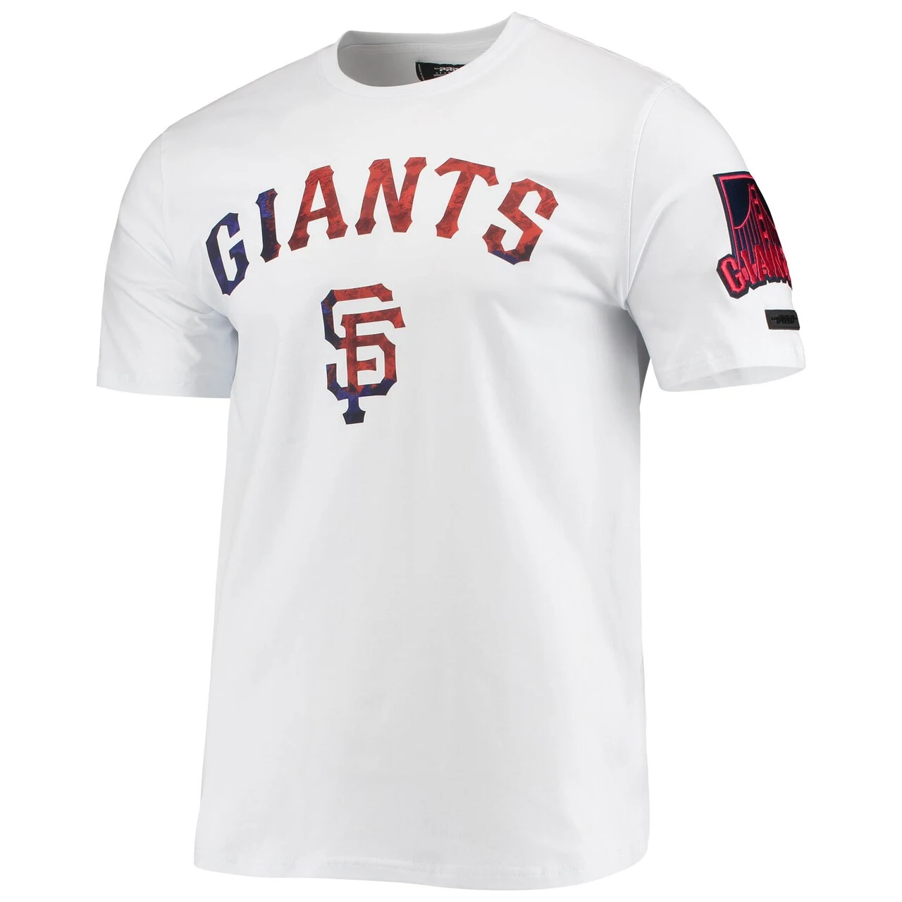 Men's San Francisco Giants Pro Standard White Red, White & Blue T-Shirt 4 Men's San Francisco Giants Pro Standard White Red, White & Blue T-Shirt - Image 2