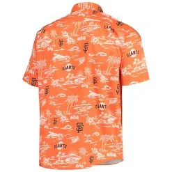 Men's San Francisco Giants Reyn Spooner Orange Kekai Button-Down Shirt -San Francisco Giants mens reyn spooner orange san francisco giants kekai button down shirt pi4239000 altimages ff 4239168 d979acb02a8a122013e7alt3 full