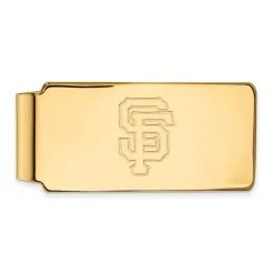 LogoArt Men's San Francisco Giants 14k Yellow Gold Money Clip