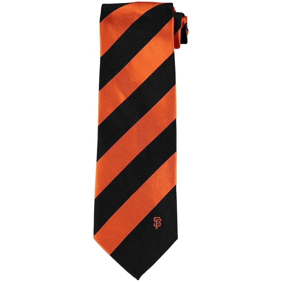 Eagles Wings Men's San Francisco Giants Regiment Woven Silk Tie 3 Eagles Wings Men's San Francisco Giants Regiment Woven Silk Tie