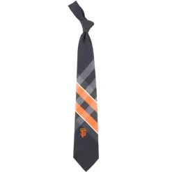 Eagles Wings Men's San Francisco Giants Woven Poly Grid Tie