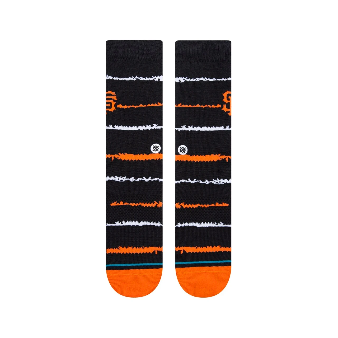 Men's San Francisco Giants Stance Chalk Crew Socks 4 Men's San Francisco Giants Stance Chalk Crew Socks - Image 2
