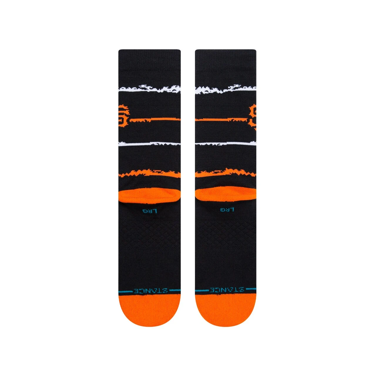 Men's San Francisco Giants Stance Chalk Crew Socks 5 Men's San Francisco Giants Stance Chalk Crew Socks - Image 3