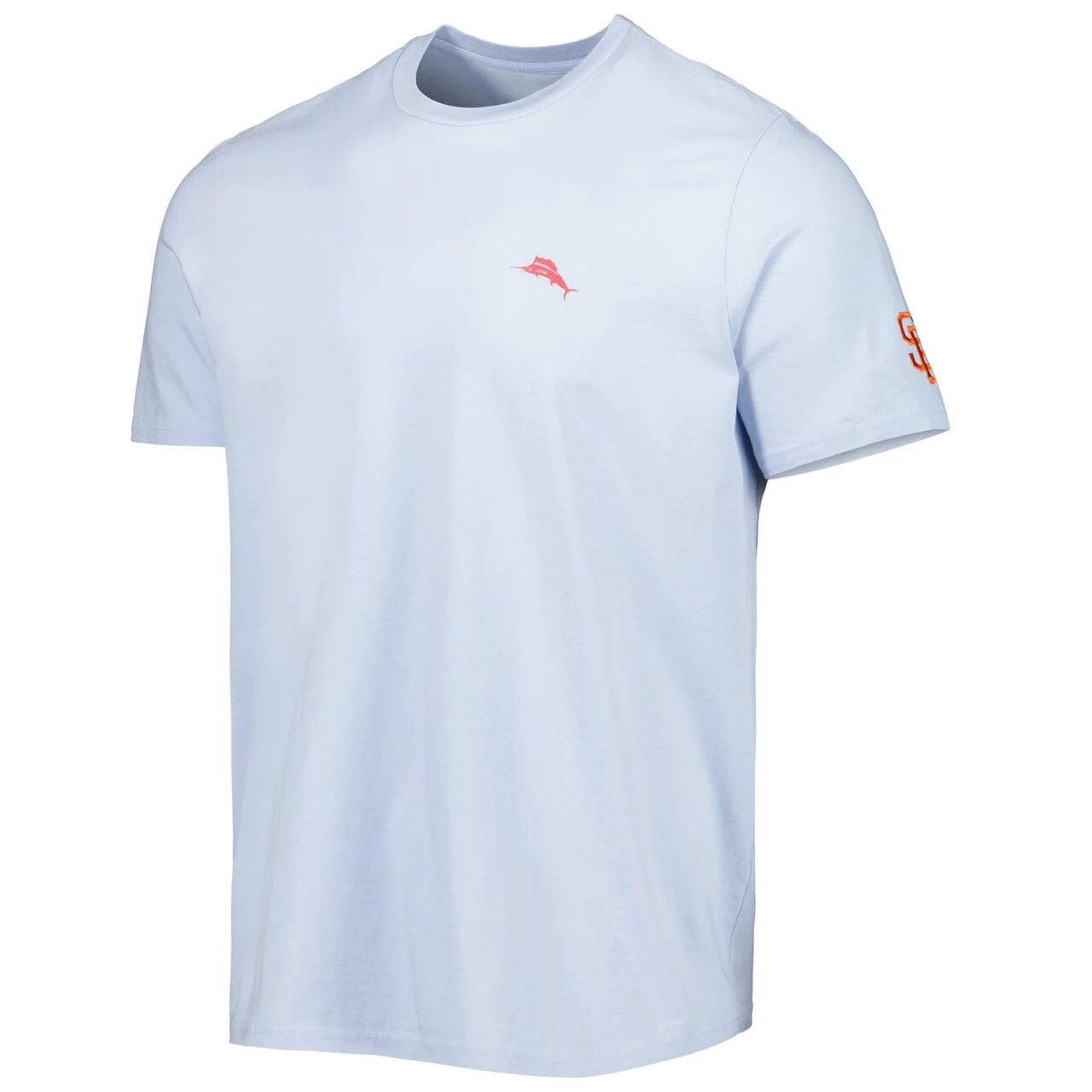 Men's San Francisco Giants Tommy Bahama Light Blue Aloha America T-Shirt 4 Men's San Francisco Giants Tommy Bahama Light Blue Aloha America T-Shirt - Image 2