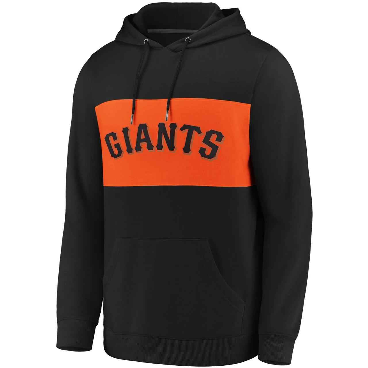Men's San Francisco Giants Fanatics Branded Black/Orange True Classics Team Faux Cashmere Pullover Hoodie 4 Men's San Francisco Giants Fanatics Branded Black/Orange True Classics Team Faux Cashmere Pullover Hoodie - Image 2
