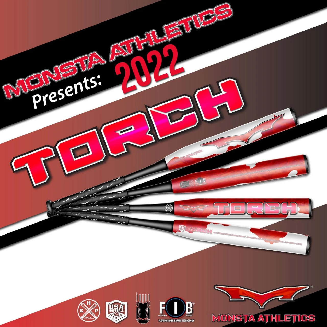 Monsta Red / White Torch USA / ASA 3 Monsta Red / White Torch USA / ASA