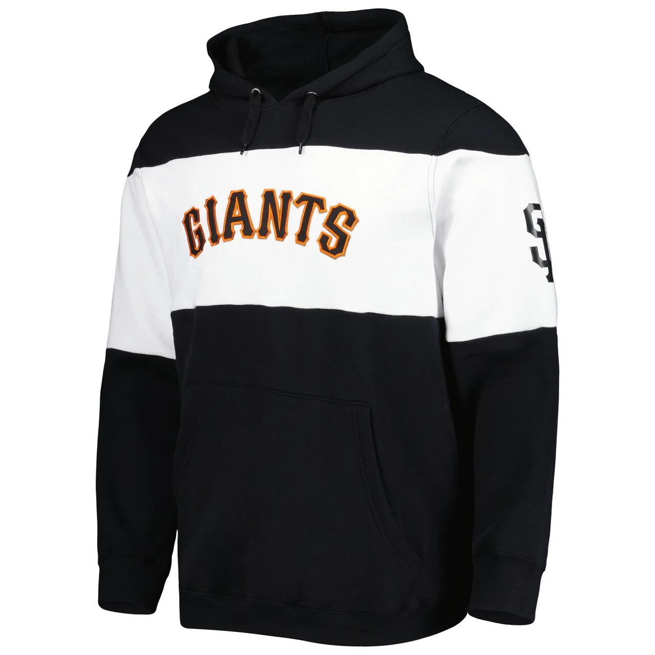 Men's San Francisco Giants Stitches Black/White Stripe Pullover Hoodie 4 Men's San Francisco Giants Stitches Black/White Stripe Pullover Hoodie - Image 2